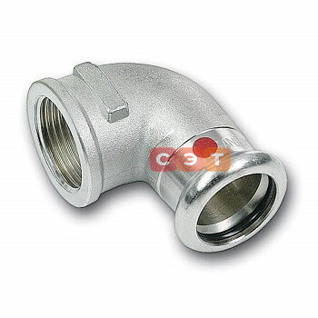 Угол 90° с ВР оцинкованный 24090G  35 х 1  1/4" SANHA